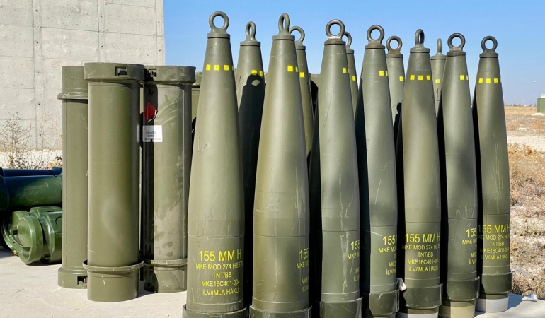 MKE, 155 mm obüs mühimmatı kapasitesini bu yıl 54 kat artıracak