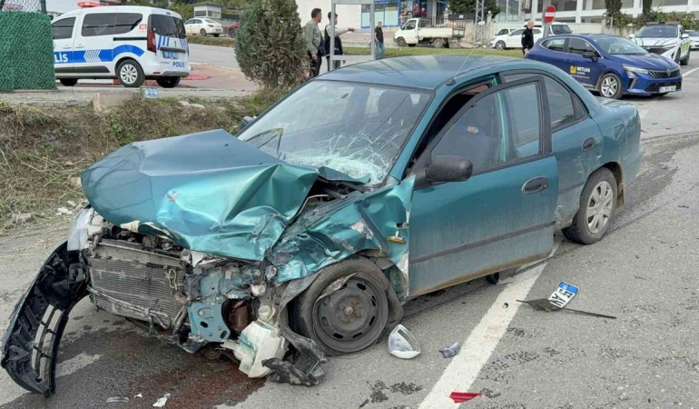 Samsun’da zincirleme kaza: 2 yaralı