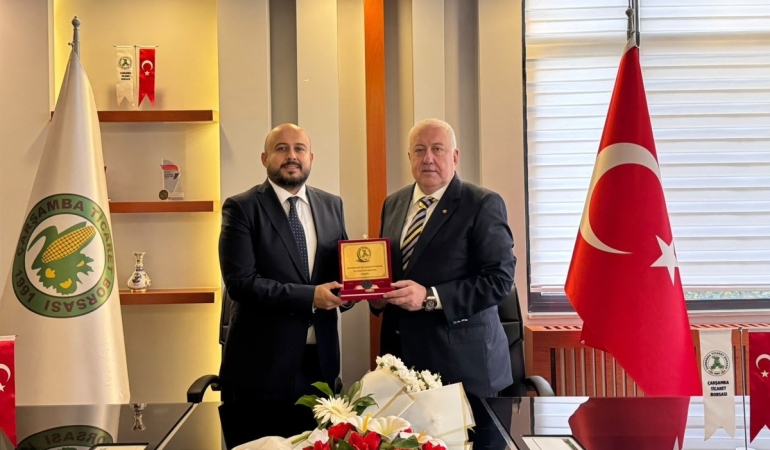 Selim Yılmaz, Çarşamba Ticaret Borsası başkanlığını Kazım Yılmaz