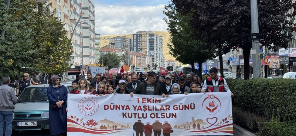 Üç kentte Yaşlılar Günü yürüyüşü yapıldı, Samsun Valisi Tavlı konuştu